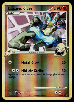 Pokemon Card - Lucario C Supreme Victors 31/147 Reverse Holo Rare - Image 1