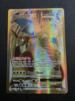Pokemon TCG Dragonite EX Full Art Ultra Rare Holo Card Evolutions 106/108 XY - Image 2