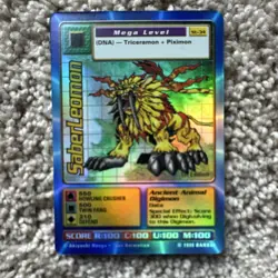 Digimon Card Lot 4 Holo 1st Edition SaberLeomon HerculesKabuterimon ST-33 ST-34 - Image 4
