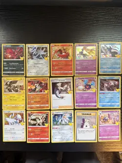 15 Card Celebrations Pokemon Card Collection - Image 1