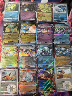 Pokemon 16 Card Lot nm V Max Mega SR Amazing Ex HOLO Rare Hits Only R90 - Image 1