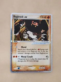 Regirock ex 99/106 Emerald Holo Pokemon Card Tcg Collect Trade Card Game Vintage - Image 1