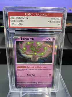 SPIRITOMB #89/193 RARE FOIL Pokemon 2023 Card GRADED 10 MINT TCG CCG - Image 1