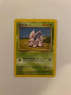 Nidoran 55/102 - Non Holo - Base Set WOTC 1999 - Pokemon Card - Image 1