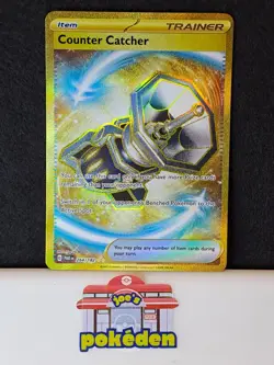 Counter Catcher 264/182 Sv04: Paradox Rift Holo Hyper Rare Pokemon Card NM - Image 1