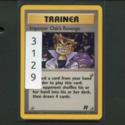 Pokemon TCG Imposter Oak's Revenge 76/82 Team Rocket Regular Card EN-LP 2000 - Image 3