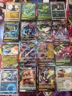 Pokemon 16 Card Lot nm V Max Mega SR Amazing Ex HOLO Rare Hits Only R89 - Image 1