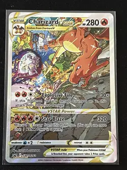 Pokemon TCG Charizard UPC Charizard VSTAR Black Star Promo Card SWSH262 - Image 1