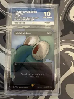 2025 MAGIC: THE GATHERING SECRET LAIR DROP #1937 NIGHT'S WHISPER ACE 10 - Image 1