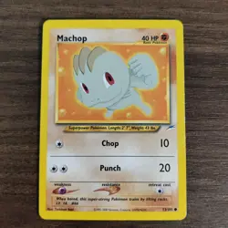 Machop 73/105 - LP Neo Destiny - 2000 Common Pokemon TCG Card - Image 1
