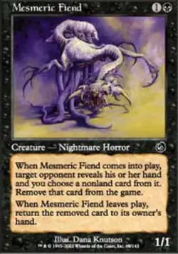 4x MTG Mesmeric Fiend, Light Play, English Torment - Image 1