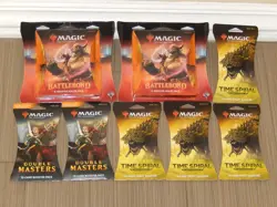 Magic The Gathering 19X OLD Draft Master Time Spiral Booster Pack NEW SEAL MINT - Image 1