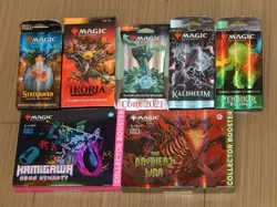 Magic The Gathering 7X Collector Boosters Pack Old Hard to Find Seal NEW MINT! - Image 1