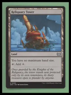 1 x Reliquary Tower - Commander: Duskmourn: House of Horror - NM-Mint - MTG - Image 1