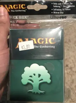 Green Mana Symbol v1 Deck Box Ultra Pro | Out Of Print! - Image 1