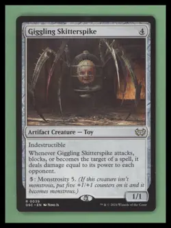 1 x Giggling Skitterspike - Commander: Duskmourn - NM-Mint - MTG - Image 1
