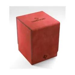 GameGenic Card Storage Squire 100+ Convertible Deck Holder XL - Red New - Image 1