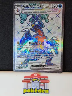 Garchomp ex 219/182 Sv04 Paradox Rift Ultra Rare Pokemon TCG (Border Print Line) - Image 1