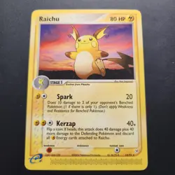 2004 Raichu 13/95 - Team Magma vs Team Aqua Non-Holo Rare - Pokemon TCG - NM - Image 1