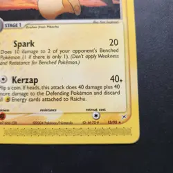 2004 Raichu 13/95 - Team Magma vs Team Aqua Non-Holo Rare - Pokemon TCG - NM - Image 3