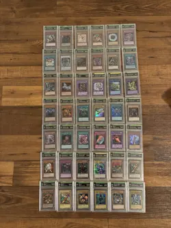 Graded Yugioh Card Collection (42 Cards) - Image 1