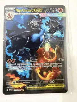 Pokemon Phantasmal Flames Mega Charizard X EX 125/094 SIR - Image 4