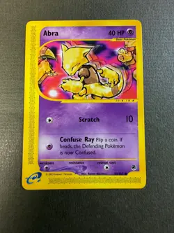 Pokemon TCG Abra Expedition Base Set Common Card 93/165 NM - Image 1