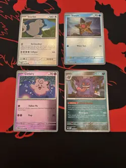 Pokemon TCG Perfect Order: Reverse Holo Lot Of 4! - Image 1