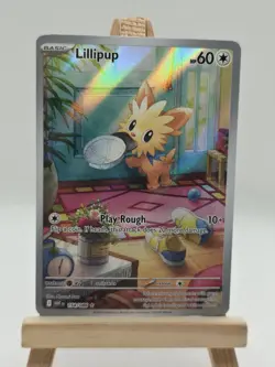 Pokemon TCG White Flare Lillipup 154/086 Illustration Rare - Image 1