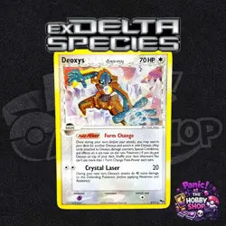 Pokemon TCG Deoxys Delta Species 2/17 Pop Series 4 Holo Rare MP Promo - Image 1