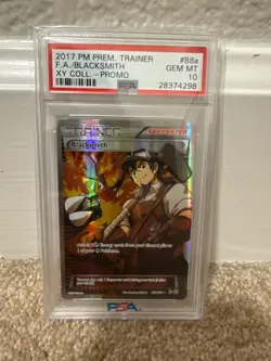 Blacksmith Psa 10 Pokemon English 88a/106 Low Pop: 42 promo Premium Collection - Image 1