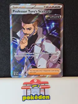 Professor Turo's Scenario 240/182 Sv04: Paradox Rift Holo Ultra Rare Pokemon TCG - Image 1