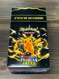 Pokemon TCG Paldean Fates (SV4.5) BOOSTER BUNDLE DISPLAY BOX Sealed 10 Bundles - Image 1