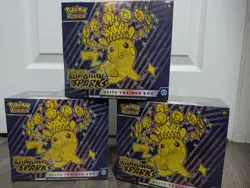 Lot of 3: Pokemon TCG: Surging Sparks Elite Trainer Box (ETB) - New/Sealed - Image 1