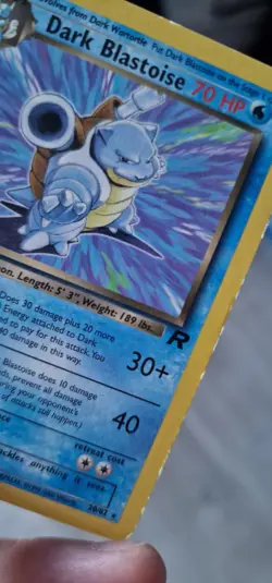 Pokemon Dark Blastoise #20/82 Non-Holo Rare - 2000 WotC Team Rocket Set - Image 5