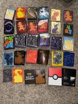 Huge Lot Pokemon Themed Sleeves, Card Dividers & Deck Boxes - Image 1