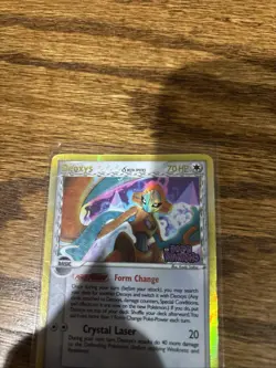 Pokemon Deoxys (5/110) (Delta Species) (Stamped) EX: Holon Phantoms Holo Rare - Image 3