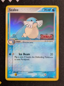 Sealeo 37/108 Power Keepers Pokemon LP Reverse Holo - Image 1