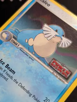 Sealeo 37/108 Power Keepers Pokemon LP Reverse Holo - Image 2