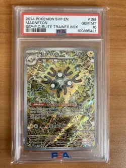 Magneton SVP 159 Promo Surging Sparks Pokemon Center ETB Stamped PSA Gem MT 10 - Image 1