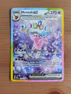 Carte Pokemon Mentali Ex 155/131 Fr Evolutions Prismatiques Alt Ev8.5 Neuf - Image 1