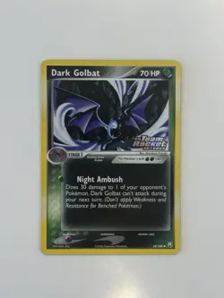Pokemon TCG Dark Golbat 34/109 Team Rocket Returns Reverse Holo Stamped - Image 1