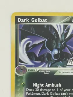 Pokemon TCG Dark Golbat 34/109 Team Rocket Returns Reverse Holo Stamped - Image 2