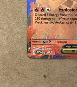 Mega Charizard Y Ex Holo Mega Evolution Black Star Promo 030 Pokemon TCG - Image 5