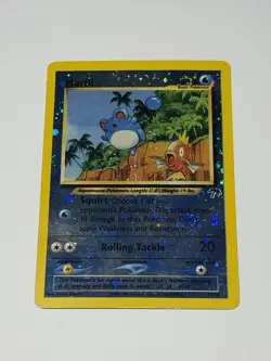 Pokemon Vintage Southern Islands Reverse Holo Marill 11/18 Rare WotC Promo Swirl - Image 1