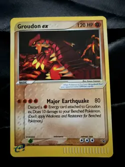 2003 Pokemon Groudon EX Nintendo Black star Promo 002 «No Dot» - Image 1