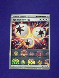 Pokemon Card TCG Ignition Energy White Flare Poke Ball Reverse Holo 086/086 - M - Image 1