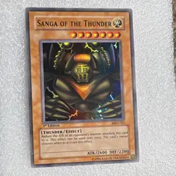 Yu-Gi-Oh! Sanga of the Thunder MRD-E025 Metal Raiders 1st Ed Super Rare 2600/22… - Image 1