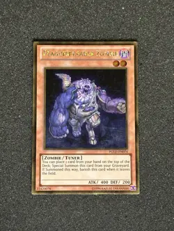 Yugioh Plaguespreader Zombie - PGLD-EN074 - Gold Rare - Unlimited - MP - Image 1