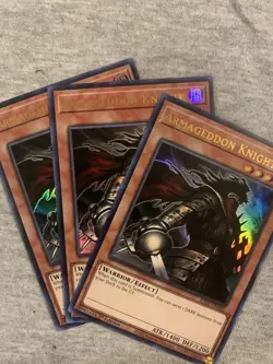 3x Armageddon Knight 1st Edition Ultra Rare RA03-EN002 Yu-Gi-Oh! - Image 1